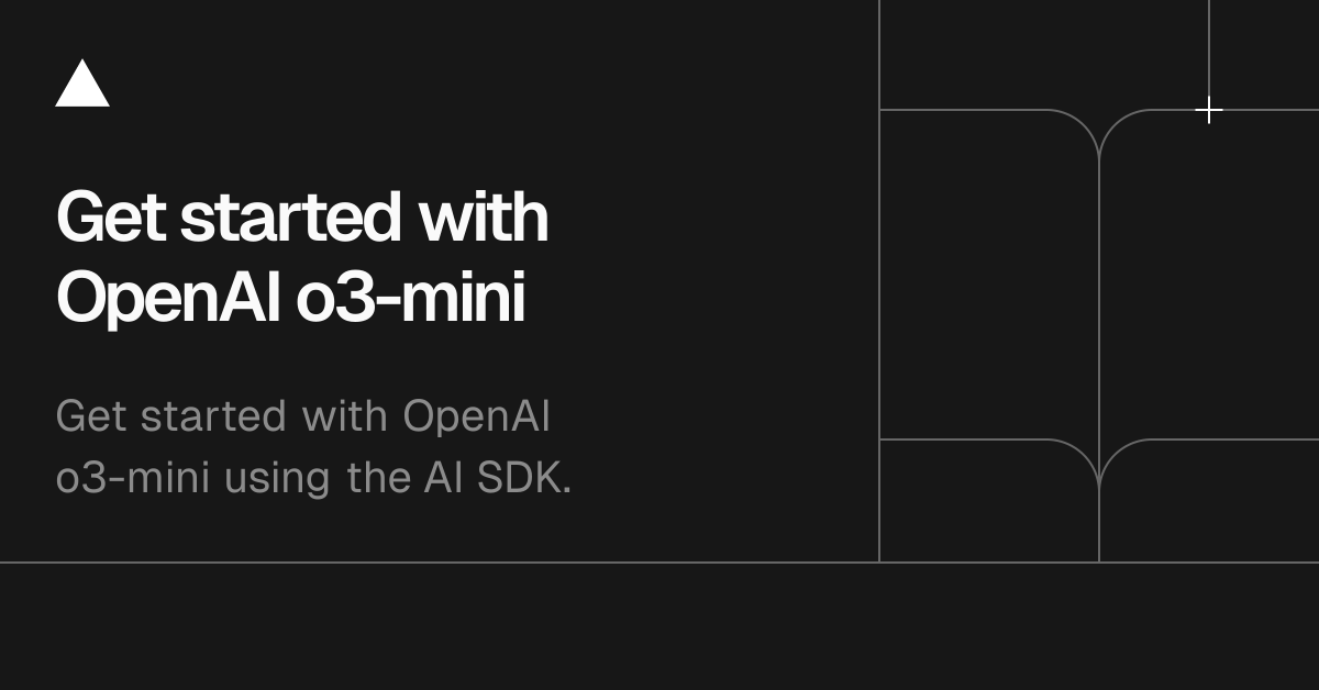 Guides: Get started with OpenAI o3-mini