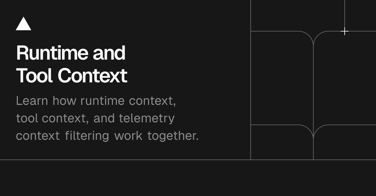 AI SDK Core: Runtime and Tool Context