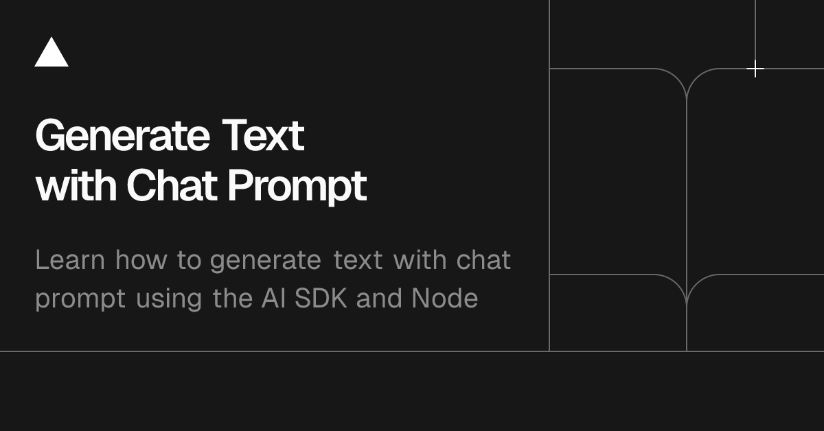 Node: Generate Text with Chat Prompt