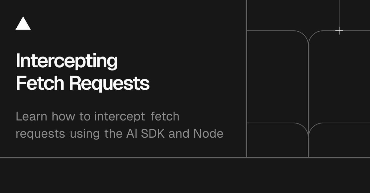 Node: Intercepting Fetch Requests