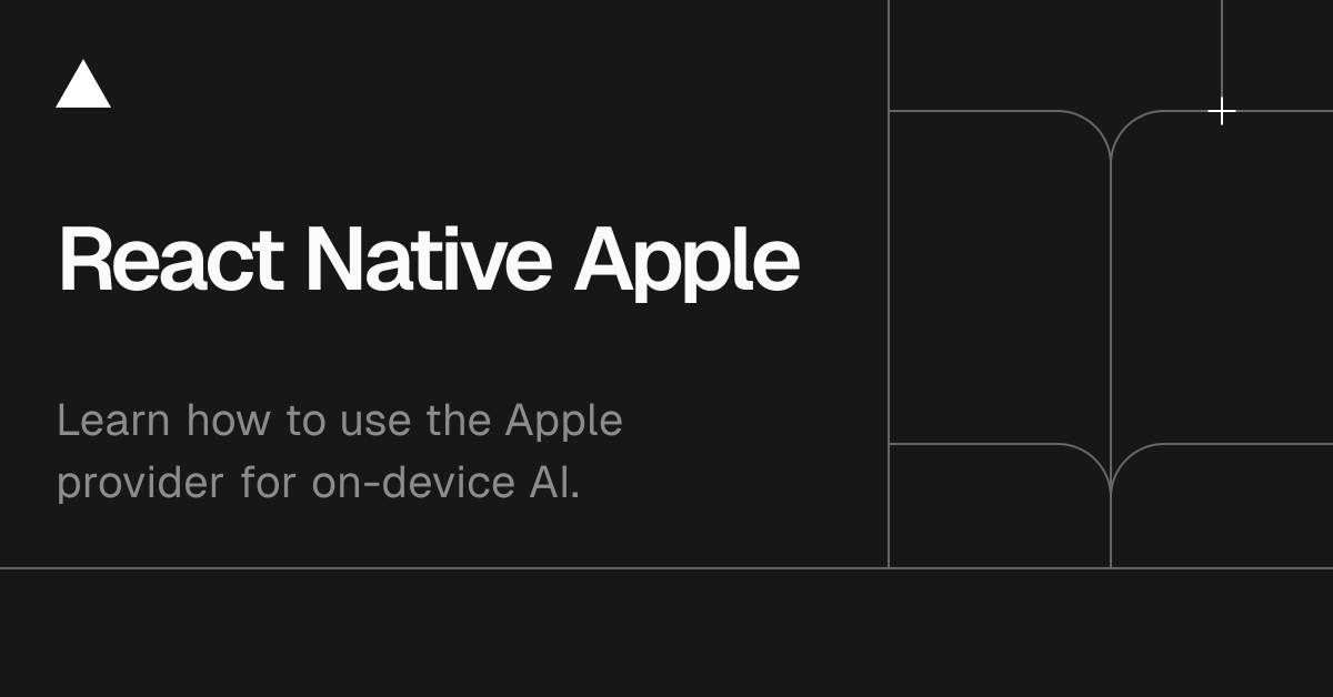 Community Providers: React Native Apple