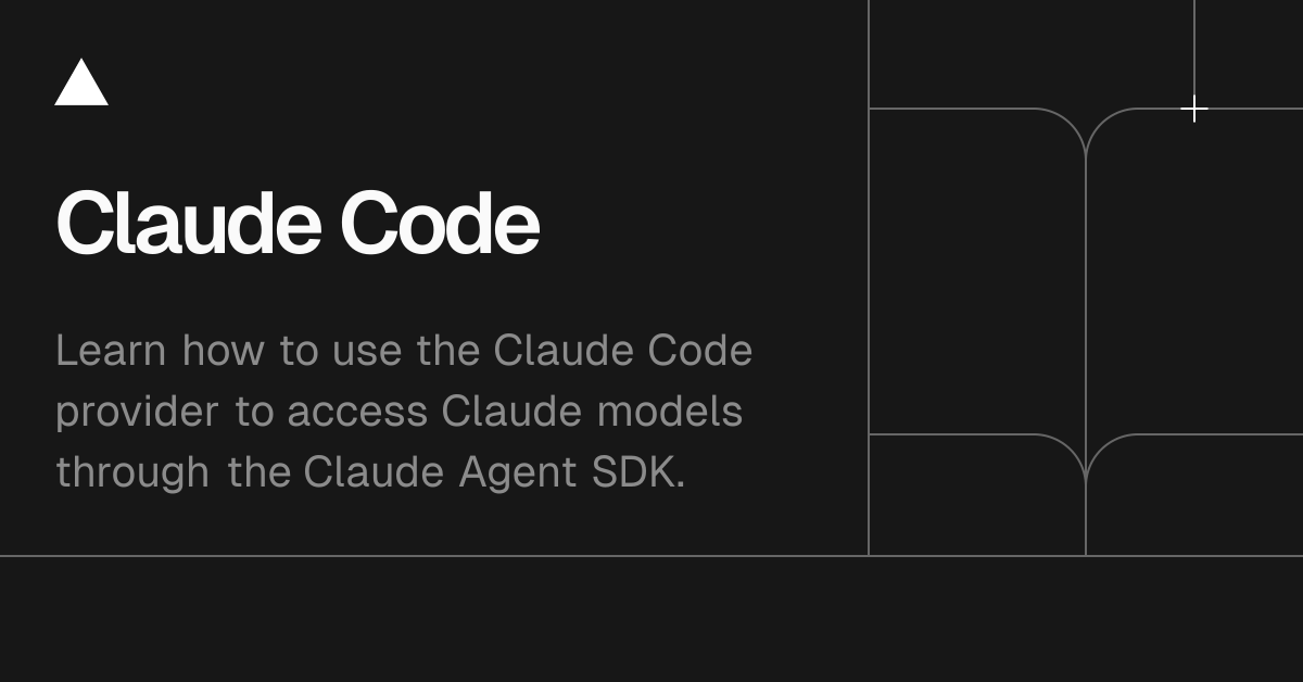Community Providers: Claude Code