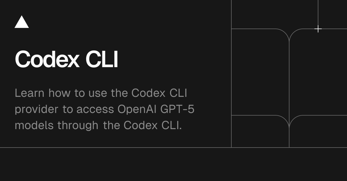 Community Providers: Codex CLI