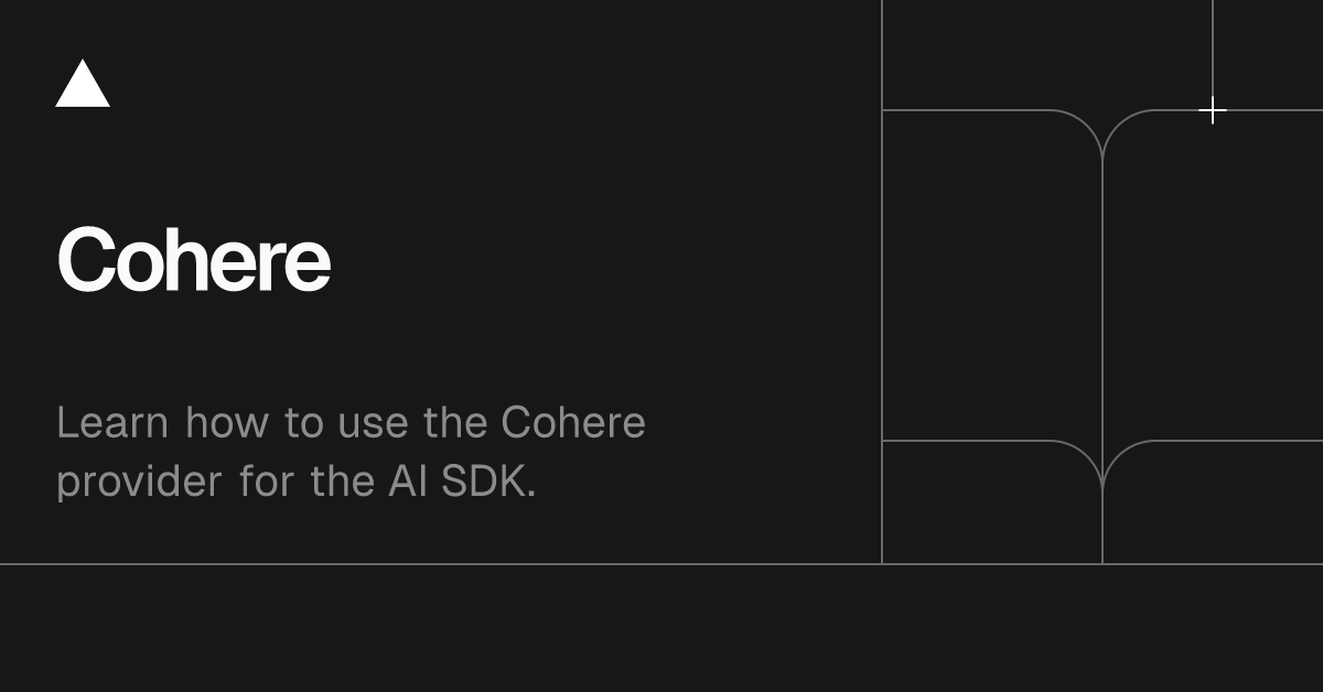 AI SDK Providers: Cohere