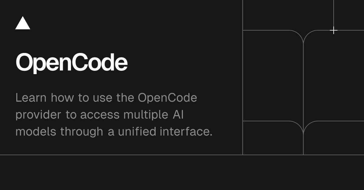 Community Providers: OpenCode