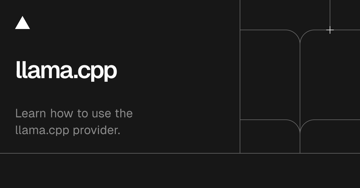 Community Providers: llama.cpp